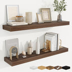fuqing Floating Shelves for Wall, Wall Mounted Wood Floating Shelf by Fuqing