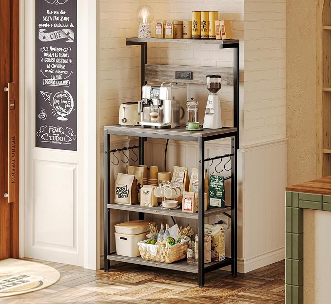 SUPERJARE Kitchen Bakers Rack - Image 2