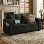 TYBOATLE 65" Faux Leather Loveseat by TYBOATLE