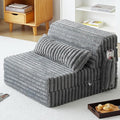 Tiita Folding Sofa Bed Single Size, Convertible Sleeper Chair Mattress by TiitaHome