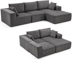 Weture 108” Modular Sectional Sofa, Cloud Sectional Couch - Image 8