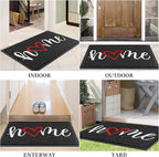 Door Mat Welcome Mat Floor Mat for Entryway, High Traffic Areas | Low Profile - Image 7