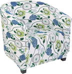 SearchI Club Chair Slipcover Stretch Barrel Chair Covers Printed Tub Chair by SearchI
