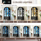 Vlsrka 71" Arched Display Cabinet - Image 4