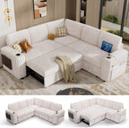 Vipbear 86" Modular Sectional Sleeper Sofa by VipbearLiving