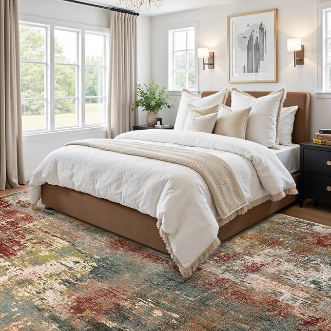 RELEANY Washable 6'x9' Abstract Area Rug - Image 2