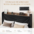SHA CERLIN Queen Bed Frame - Image 4
