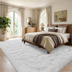 6x9 Large White Fluffy Soft Area Rug Non-Slip - Image 4