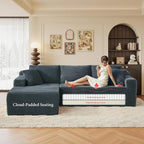 96" Sectional Couches for Living Room Cloud Couch Sofa - Image 5