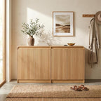 FURSUN 61" Modern Fluted Sideboard - Image 8