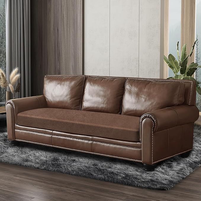 ANARACHON Leather Look Couch Cushion Covers Sofa Seat Slipcovers Sets Couches - Image 8