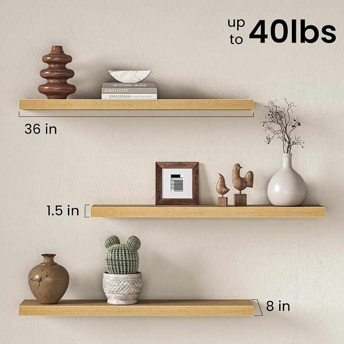 Fun Memories 36Inch Floating Shelves - Image 3