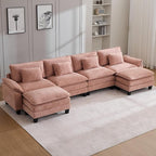 Oprisen 154" Modular Sectional Sofa, Comfy Cloud Couch Sectional Sofa by Oprisen