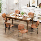 YaFiti Dining Chairs Set of 4, Dining Room and Kitchen Chairs, Mid Century - Image 4