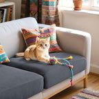 Hokway Stretch Individual Couch Cushion Slipcovers Reversible Cushion Protector - Image 8