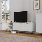 Mid Century Modern TV Stand for 80 Inch TV, Entertainment Center - Image 5