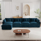 mikibama Modular Sectional Sofa, 146.5 Inch L Shaped Couch Set - Image 8