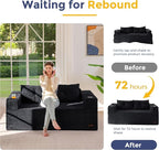MAXYOYO 63" Boneless Loveseat Sofa Couch - Image 6