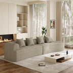 147" Oversized Sectional Sofa for Living Room, Modern Luxury Plush Chenille - Image 9