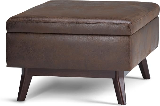 SIMPLIHOME Owen Coffee Table Storage Ottoman - Image 10