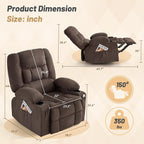 Oversized Swivel Rocker Recliner Chair - Image 2