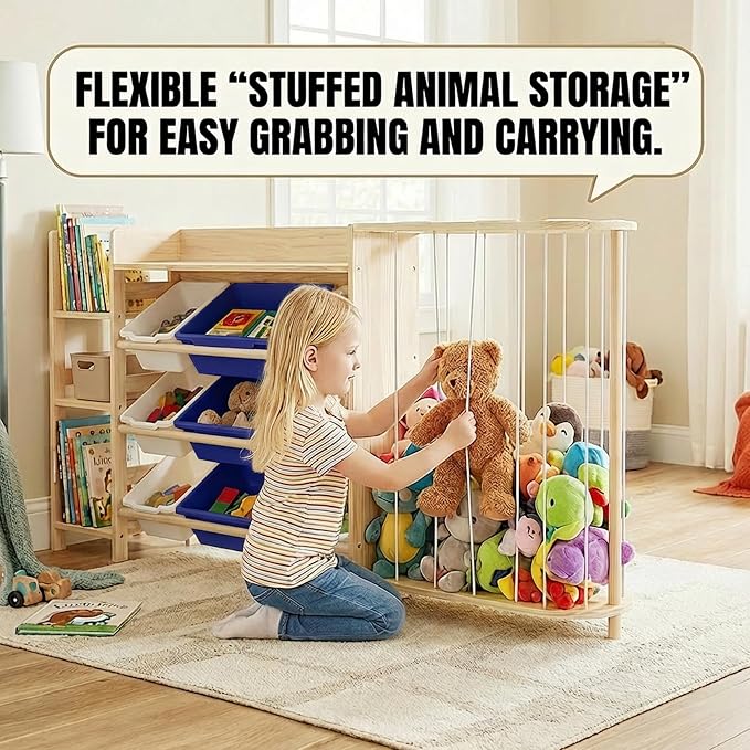 Amdermi Kids Toy Storage Organizer - Image 4