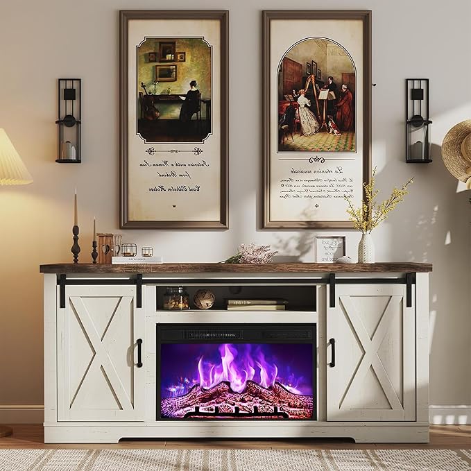 AMERLIFE Fireplace TV Stand - Image 3