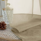 Chyhomenyc Taupe Sheer Curtains 63 Inches Long 2 Panels, Light Filtering Bright - Image 7