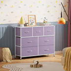 WLIVE 7 Drawer Dresser TV Stand, Entertainment Center, Media Console Table - Image 2