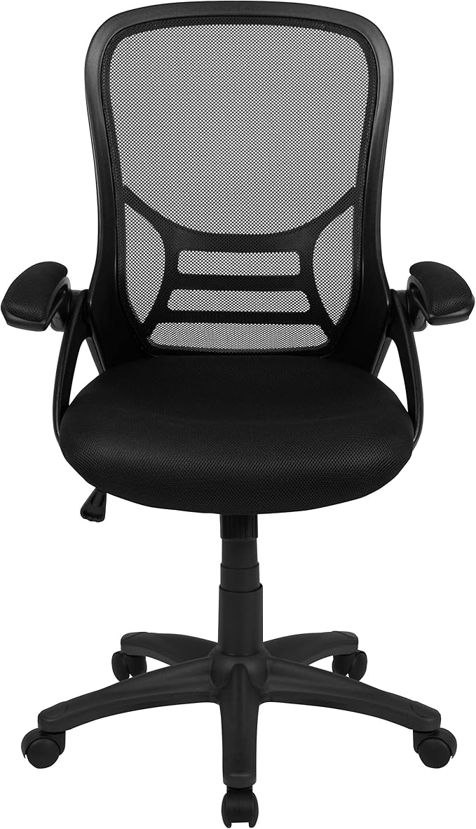Flash Furniture Porter High Back Black Mesh Ergonomic Swivel Office Chair - Image 16