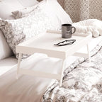 Fibogollo 4 Pack Bamboo Bed Tray Table - Image 3