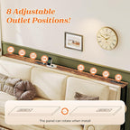 SUPERJARE 79 Inch Sofa Table - Image 6