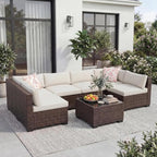 7-Piece Outdoor Sectional Furniture Set, Patio Furniture Sets by Garvee