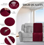 100% Waterproof Sectional Recliner Couch Covers - Image 5