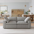 JACH Modular Sectional Couch, Love Seat Sofas, Modern Convertible Cloud Couch by JACH