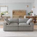 JACH Modular Sectional Couch, Love Seat Sofas, Modern Convertible Cloud Couch by JACH
