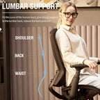 ELABEST Ergonomic Mesh Office Chair, Comfy Computer Desk Chair - Image 4