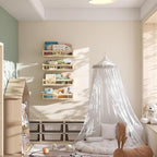 Onlysky Set of 4 Wall-Mounted Kid's Bookshelf - Image 2