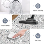 Yamaziot Washable Runner Rug, 2x8 Non-Slip Boho Vintage Hallway Kitchen Rug | - Image 5