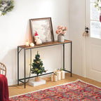 MAHANCRIS Console Table, Narrow Sofa Table, 43.3” Entrance Table - Image 2