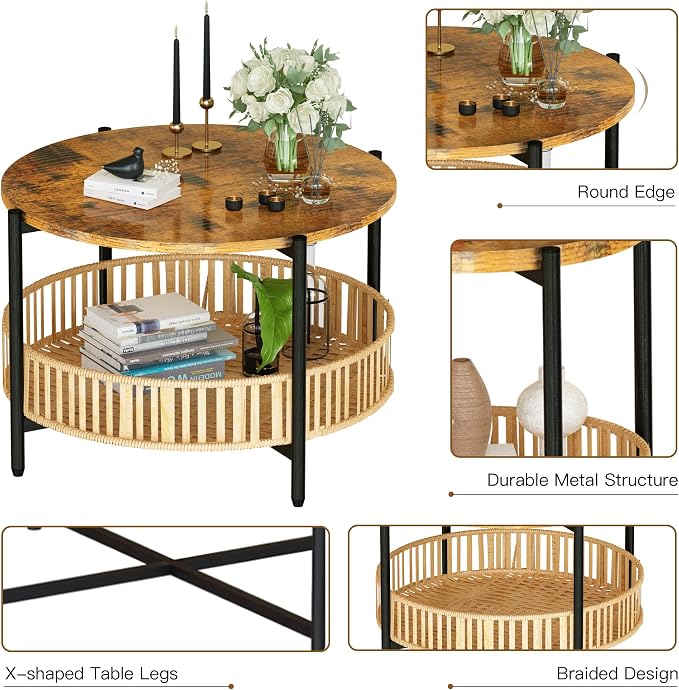 Lamerge 3 Pieces Coffee Table Set - Image 7