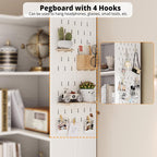 IRONCK Corner Bookshelf with LED Lights, 78.7" Tall Corner Bookshelves with 2 - Image 9