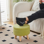 Wimarsbon Storage Ottoman, Modern Round Footrest - Image 7