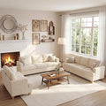 Apicizon 3 Pieces Couch Set Living Room Furniture Sets, Loveseat Sofa & 3 by APICIZON