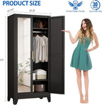 GAIOUS Metal Wardrobe Cabinet - Image 2