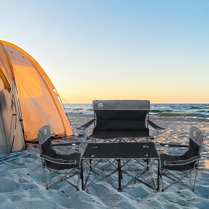 Oversized 4 Pcs Camping Chair Set - Image 2