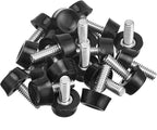 1/4-20" UNC Thread Adjustable Furniture Levelers Screw in Threaded 20 Pcs by EZALOR