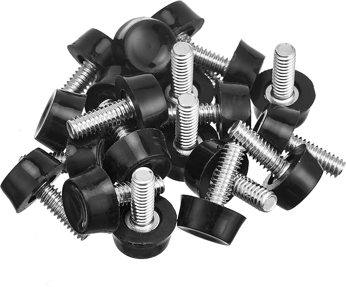 1/4-20" UNC Thread Adjustable Furniture Levelers Screw in Threaded 20 Pcs by EZALOR
