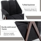 Mid Century Modern Accent Chairs Set of 2 - Image 3