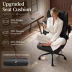 Office Chair, Leather Ergonomic Computer Desk Chair - Image 4